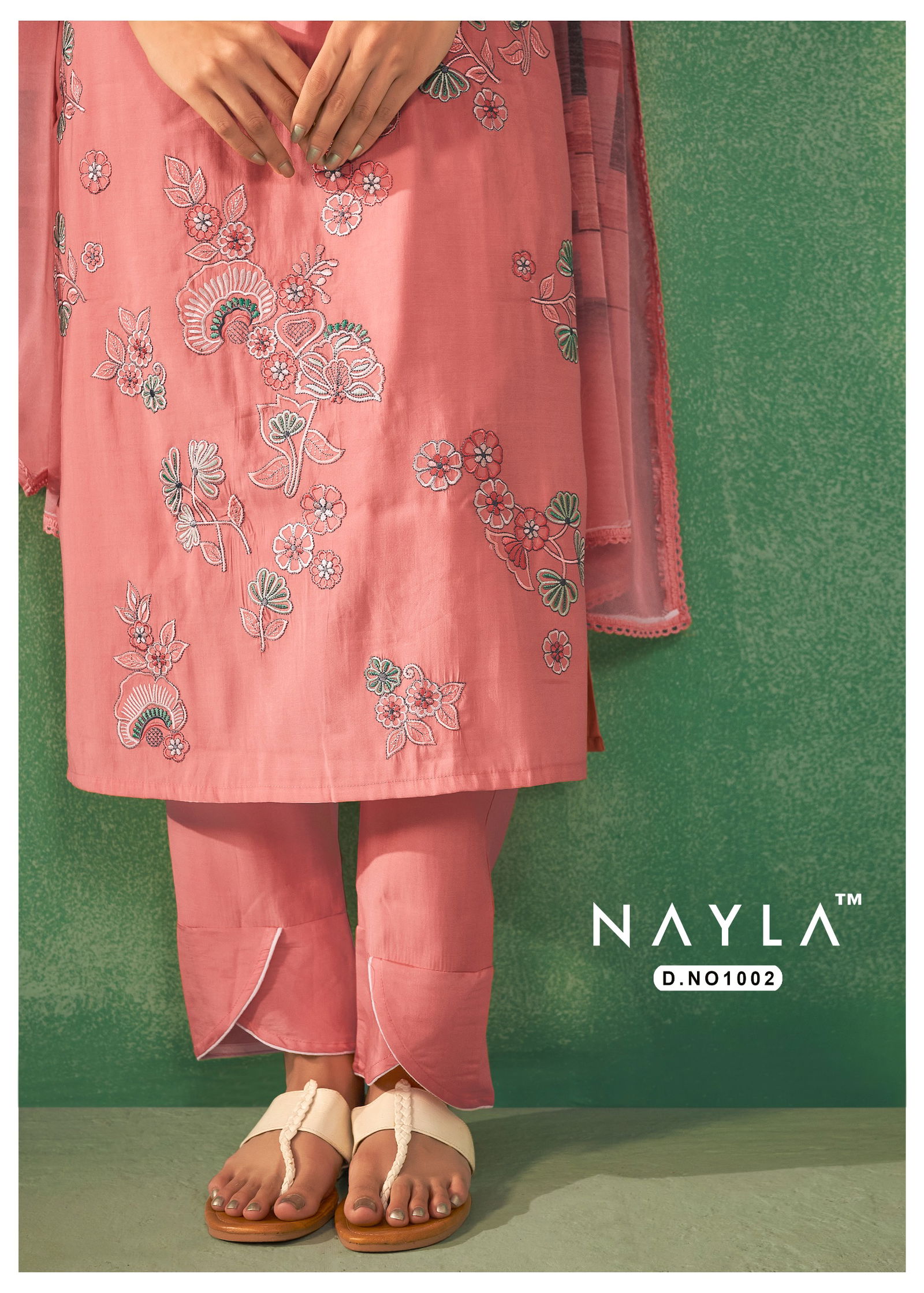 Qurbat 1002 By Nayla Viscose Silk Designer Kurti With Bottom Dupatta Wholesale Online